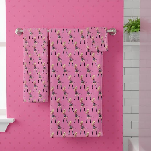 Barbie Bath Towel Set