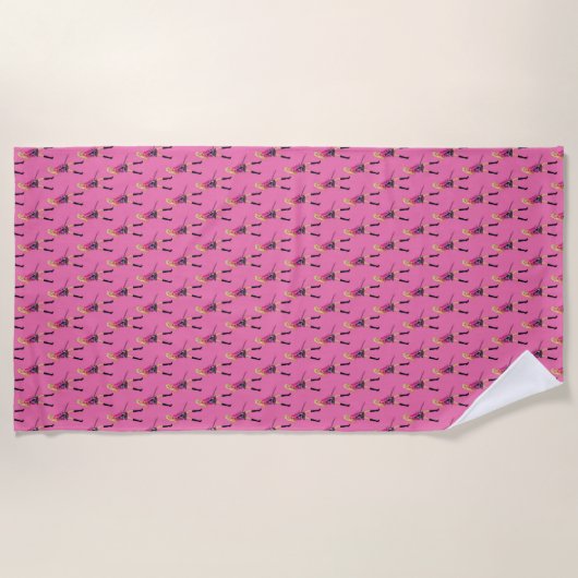 Barbie Beach Towel Strandtuch (Vorderseite)