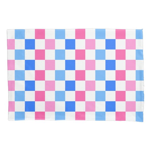 Barbie goes to the ocean checkerboard pattern kissenbezug (Vorderseite-Links)