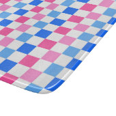 Barbie goes to the ocean checkerboard pattern schneidebrett (Ecke)