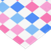 Barbie goes to the ocean checkerboard pattern tischdecke (Schrägansicht)