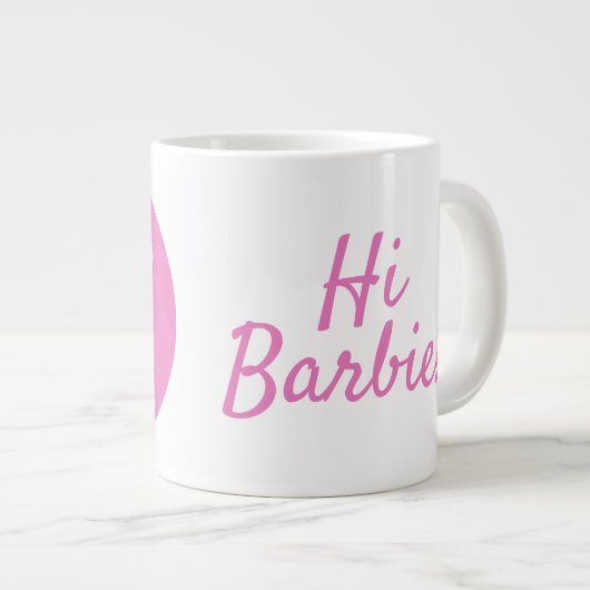 Barbie-Inspiriert Button-Up Jumbo-Tasse (Vorderseite Rechts)
