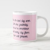 Barbie-Inspiriert Button-Up Jumbo-Tasse (Rechts)