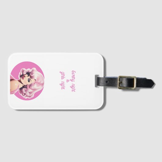 Barbie Inspiriert Gepäckanhänger (Vorderseite (Horizontal))