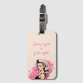 Barbie Inspiriert Gepäckanhänger (Vorderseite Vertikal)