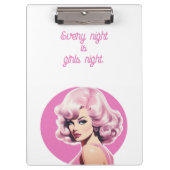 Barbie Inspiriert Klemmbrett (Vorderseite)