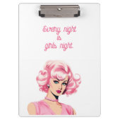 Barbie Inspiriert Klemmbrett (Vorderseite)