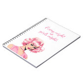 Barbie Inspiriert Notizblock (Linke Seite)