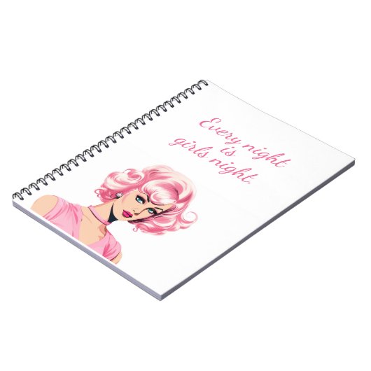 Barbie Inspiriert Notizblock (Linke Seite)