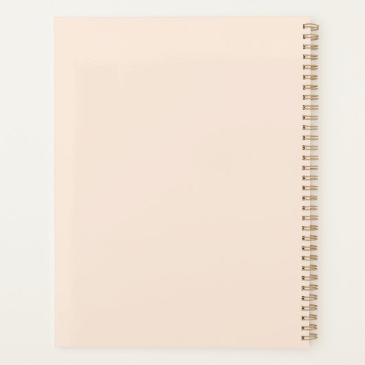 Barbie Inspiriert Planer (Rückseite)