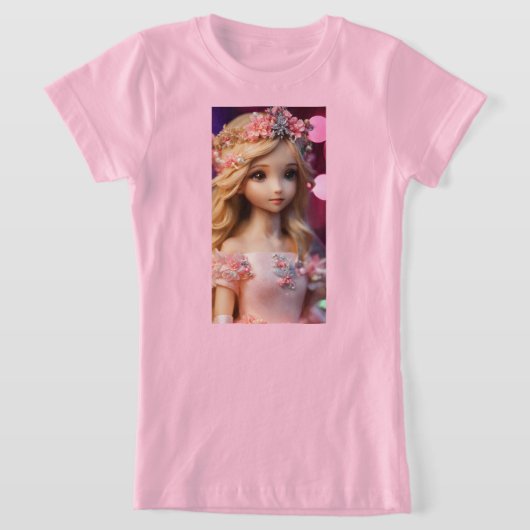 Barbie-Mädchen im Shirt (Ablage )