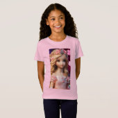 Barbie-Mädchen im Shirt (Vorne ganz)