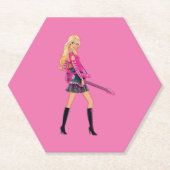 Barbie-Papierserviette Untersetzer (Vorderseite)