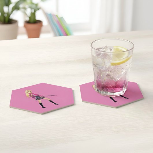 Barbie-Papierserviette Untersetzer