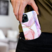 Barbie Pink Inspiriert Glitzer Stone Marmorname Case-Mate iPhone Hülle