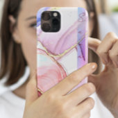 Barbie Pink Inspiriert Glitzer Stone Marmorname Case-Mate iPhone Hülle