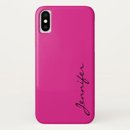 Barbie rosa Farbhintergrund Case-Mate iPhone Hülle (Rückseite)