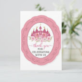 Barbie’s Thank You Sparkle... Dankeskarte (Stehend Vorderseite)