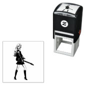 Barbie Selbstfärbestempel Permastempel (Beispiel)