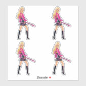Barbie Sticker (Blatt)