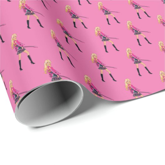 Barbie Wrapping Paper Geschenkpapier (Rolleneckpunkt)