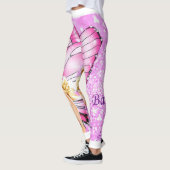 Barbiebedruckte Leggings (Links)