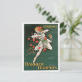 Barbier Dauphin bewahrt Vintage Küche und Kunst Postkarte (Stehend Vorderseite)