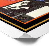 Barbier "Glam Girl" Art Deco Print 12 x 16 Poster (Ecke)