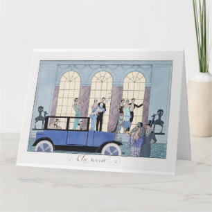 Barbier Modekarte Karte