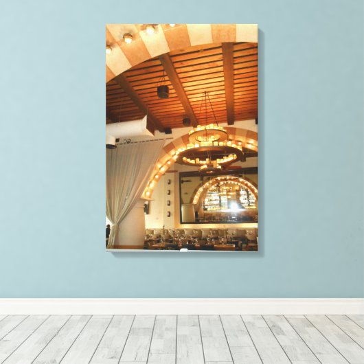 Barbounia Bar Leinwanddruck (Insitu (Holzboden))