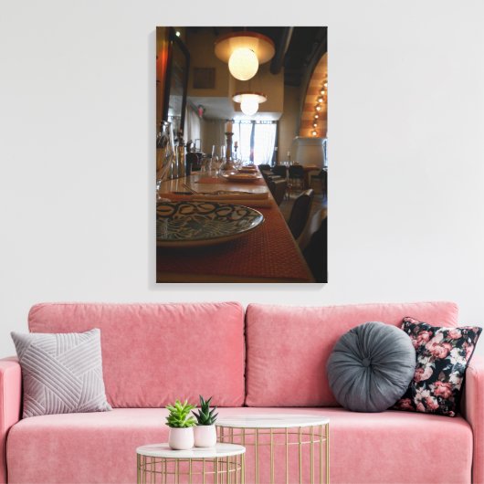 Barbounia Bar Leinwanddruck (Insitu (Wohnzimmer))