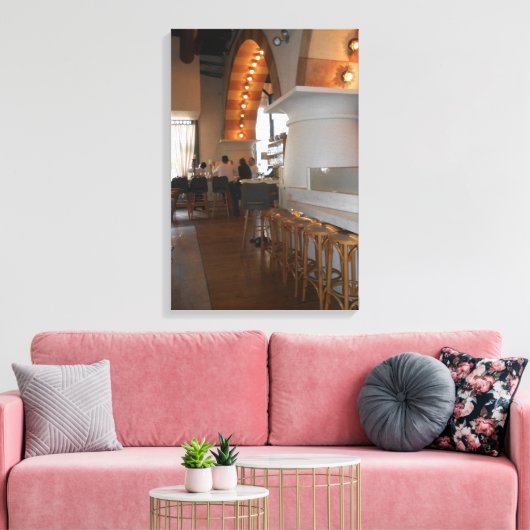 Barbounia Bar Leinwanddruck (Insitu (Wohnzimmer))