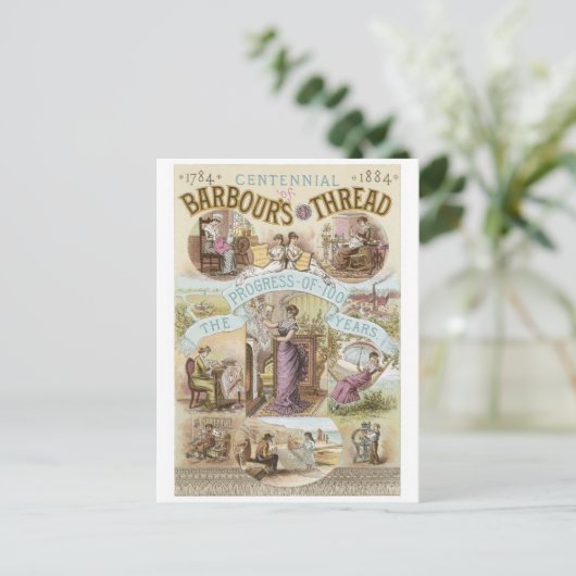 Barbours Thread Postkarte (Stehend Vorderseite)