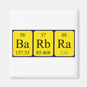 Barbra Periodenmagnet Magnet