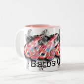 Barbs steppende Tasse (Vorderseite Links)