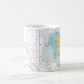Barbuda Nautical Map Tasse (Mittel)