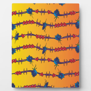 Barbwire Fotoplatte