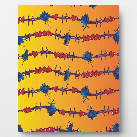 Barbwire Fotoplatte (Vorderseite)