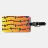 Barbwire Gepäckanhänger (Vorderseite horizontal)