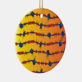 Barbwire Keramik Ornament (Rechts)