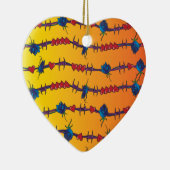 Barbwire Keramik Ornament (Rechts)