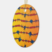 Barbwire Keramikornament (Links)