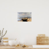 Barca en la playa poster (Küche)