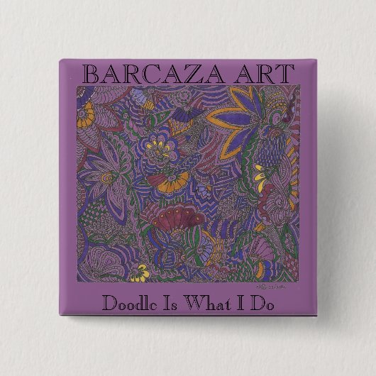 BARCAZA KUNST Knopf Button (Vorderseite)