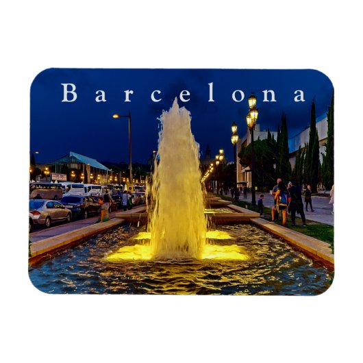 Barcelona. #100. magnet (Horizontal)