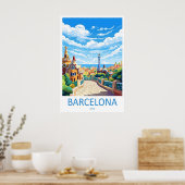 Barcelona 10 poster (Küche)