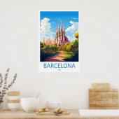Barcelona 11 poster (Küche)