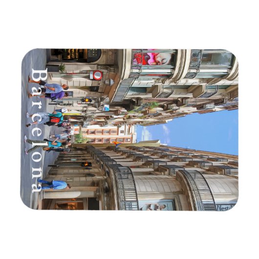 Barcelona. #12. magnet (Horizontal)