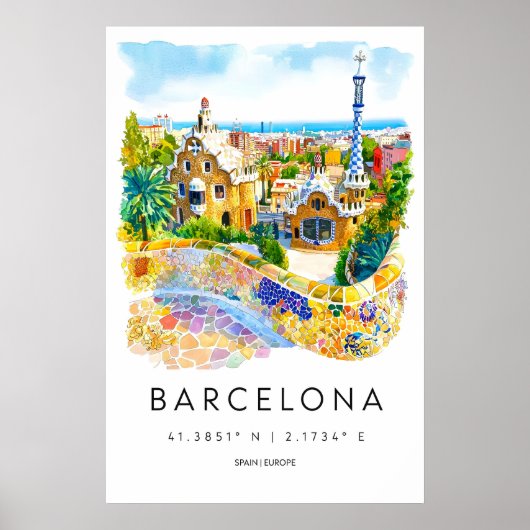 Barcelona 19 poster (Vorne)