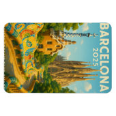 Barcelona 2025 - Wo Träume Gestalt annehmen Magnet (Horizontal)
